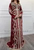 Robes de soirée 129VAN Dubaï Marocain Caftan Soirée Dentelle Arabie Saoudite Robe De Bal Musulman Abayas 2023 Manches Longues Robes De Fiesta 230214