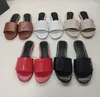 Nya heta m￤n Kvinnor Sandaler skor designer tofflor krokodil rand tryck Slide Summer Wide Lady Sandals Slipper With Box Dust Bag 35-43