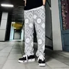 Men's Pants Spring Knit Sweatpants Bandana Printed Cotton Sports Pant Tracksuit Trousers Joggers Jogging Sportswear Clothing