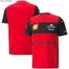 Heren T-shirt 2023 Nieuwe mode F1 Formule One Racing Team 3D-printen Populaire straat Ademvol suite Suit Sport Round Round Round Round Round Round