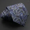 Boogbladen nieuwigheid paisley heren mode tie 8 cm stroping nek voor zakelijk bruiloft bloemen bowtie bruidegom cravat cadeaus