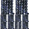 Stone 8Mm Natural Old Blue Sodalite Round Loose Beads 15 Strand 3 4 6 8 10 12Mm Pick Size For Jewelry Making Drop Delivery Dhgarden Dhq9H