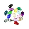 Lampadario di cristallo 22mm Pendenti colorati Gocce pendenti in vetro a goccia Perline per tende Accessori per la decorazione della casa