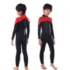 Wetsuits drysuits الفتيات سميكة السباحة الأولاد النيوبرين تصفح بذلة 2.5 ملم تحت الماء بدلة الغوص قناديل البحر scuba الأطفال.