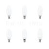 5st/Lot LED -glödlampa E14 E27 Lampa inomhus varm kall vit 7W AC220V 230V Candle Home Decor Chandelier