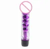 Nxy Sex Vibrators Masturbators Multispeed Jelly Vibrating Dildo Watertight Realistic Clear Nep Penis G-spot Vagina Anal Vibrator Adult Toys for Women 1013