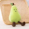 Kreatywny banan pluszowe lalki zabawki brzoskwiniowy bakłażan poduszka poduszka owocowa parka lalka prezent dla dzieci LT0003