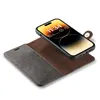 Detachable Magnetic Folio Phone Cases for iPhone 14 13 12 11 Pro Max XR XS 7 8 Plus SE2 SE3 Durable Multiple Card Slots Leather Wallet Clutch Kickstand Protective Shell