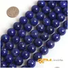 Andere 8 mm runde blaue Lapislazi-Perlen Naturstein DIY lose für die Schmuckherstellung Strang 15 Zoll Großhandel Drop-Lieferung Dhgarden Dhzij