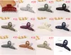 Korean Big Hair Claws Accessories Elegant Frosted Hairclip Plastic Hairs Clip Headwear for Women Girls Hairpin Ribbon INS 37 Colors