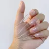 Faux ongles 240 pièces/sac 3XL XXL Stiletto longue couverture complète ongles conseils clair ABS presse sur français faux ongles d'art