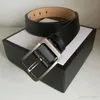 New Cool Fashion Men Belt Casual Celra de alta qualidade Cintos de couro Mulheres Jeans Jeans Correia de vaca fêmea com caixa