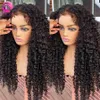 Hair band 10A Eva Curly Baby s 13x6 Hd Transparent Lace Front 360 Full Human Pre Plucked Ready To Go 230214