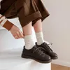 Women Socks Soild Cotton Black White Basic Crew Harajuku Quality Spring Winter Japanese Korean Style Girls Daily Long Mid Tube