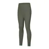 L-352 Nude Sports Gym Leggings Running Fitness Fitness Cropped Yoga Pantal
