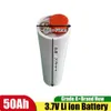 14st Cylindrical 3.7V 50Ah Litium Ion Battery 4.2V LIPO 10C High Rate Celler för 36V 72V Ebike Tricycle Golf Cart Battery Pack