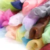 Sashes 25pcs Sheer Organzaチェアボウカバーバンドブライダルシャワーデザインウェディングパーティーバンケット装飾230213