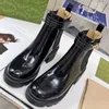 Novo designer de couro e botas de luxo femininas cano baixo biker plataforma salto alto tênis de inverno tamanho 35-42