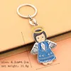 Keychains Metal Email Halo Angel Hanger Christus Cross Keychain Katholieke Charms Key Chain Ring Holder Keyring Women Men Doop sieraden