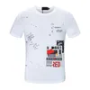 NEW D2 DSQ ICON GG Men's T-Shirts 22SS Brand Designer Polo shirt tops Luxury Dsquare Print Shorts O-Neck Short Sleeve Men's Shirts DT2013 Streetwearr D8103