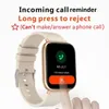 Smart Watch voor IPhone- en Android-telefoons, 1,85-inch SmartWatch met volledig touchscreen, muziekbediening, lichaamstemperatuur, bloedzuurstof, de hele dag hartslaggegevensbewaking