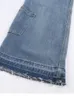Women's Jeans Weekeep Vintage Star Jeans Pocket Stitching Straight Denim Pants Women y2k Streetwear Casual Trousers Harajuku Low Rise Capris 230214