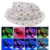 Bandes LED 5050 SMD 5M 600LEDs RGB Flexible LED Strip Cordes 120LEDs/M Étanche Guirlande Lumineuse 12V DC pour Chambre Cuisine Oemled