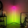 Table Lamps LED Floor Lamp Modern RGB Light W/ Remote Control For Bedroom Living Room Atmosphere Standing Indoor Lighting Decor