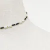 Choker 2023 Tendy Exquisite Black Crystal Beaded Necklace Irregular Natural Pearl Mix And Match Retro Charm Jewelry Collier Perle Gift