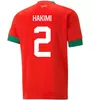 2023 Marocko Soccer Jerseys Hakimi Mazraoui Amrabat Aguerd Ziyech Boufal Saiss Player Version 24 25 Football Shirts 94 98 HADDA Uniforms Retro Long Sleeves El Ahmadi