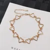 Choker holle hart ketting zoete liefde vorm ketting kraag kettingen statement sieraden vrouwen vriendin cadeau collier 2023