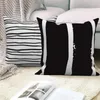 Pillow White Black Geometric Decorative Pillowcase Sofa Cover Throw Case Home Bedroom Car Decor 40x40 45x45 50x50cm