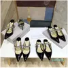 Elegant Design Ladies Dress Shoes High Heels Slippers Sandals Crystal Strap Stiletto Sexy Pointed Toe Party Wedding EU35-42