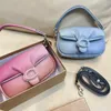 Cross Body Woman travesseiro Bolsas de gabarias de casina de ovelha Bolsa de luxo Bola de nuvem de nuvem Bolsa de placa de plissada macia 230821