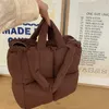 Marcas Sapce acolchoado grande bolsa designer feminino bolsas de luxo nylon saco de ombro de algodão Big Big Bag Sac 2021 230214