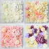 Decorative Flowers 38X38cm Hydrangea Artificial Wall Panel Wedding Decoration Roses Fake Flower DIY Backdrop Home Party Bridal Shower Decor