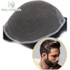 Synthetic s Men Toupee Full Lace Base Human Hair Systems Unit 's Breathable Male Capillary Prothesis Natural For 230214