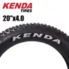 s Kenda Krusade 20x4.0 Bicycle Tire 20"x4.00 Wire Clincher SRC Black Original Fat Bike Tyre 0213