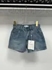 Damen Shorts Designer 2023 Sommer neue helle Farbe dünne gerade hohe Taille Hotpants Denim Shorts EZYK