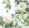 Fleurs décoratives 180cm plantes artificielles soie Rose vigne Eucalyptus décoration de mariage centres de Table