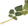 Dekorativa blommor lber 180 cm Artificial Rose Flower Vine Wedding Real Touch Silk med gröna blad för hem hängande krans december