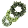 Dekorativa blommor 2023 Eucalyptus Artificial Garland Fake Plants Lavender Wreath Wedding Backdrop Wall Arch Decoartion Christmas Home Decor