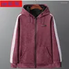 Men's Hoodies Arrival Autumn Winter Jackets Men Fashion Spring Loose Sportswear Hooded Casual Striped Super Large Plus Size 3XL-8XL 9XL