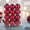 Party Decoration 24 Pcs/Set Cute Xmas Balls Increase Atmosphere Decorations Champagne Hanging Bright Color Pendant