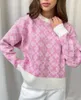 Herrtröjor Autumn Winter Women Sticked Pullovers 2023 Fall Jacquard O-Neck tjock varm tröja Högkvalitativ avslappnad