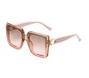 2023LUXURY Designer Sunglasses para mulheres ￓrdicas de ￳culos de grande quadro UV Retro Glasses 5 ColorsG6188