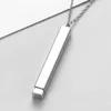 Pendant Necklaces Mirror Polished Stainless Steel Hidden Necklace For Valentine's Day Jewelry Gift