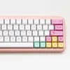 Teclados 143 keys girl girl rosa keycap fofo keycaps xda perfil pbt dye sublimation keycap para mx switch teclado mecânico keycaps t230215