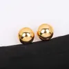 2022 Top quality Charm drop earring in 18k gold plated for women wedding jewelry gift have Stamp round shape PS7412271i