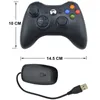 H￶gkvalitativ 2.4G Wireless Controller Gamepad Exakt tum Joystick GamePad f￶r Xbox360/PS3/PC Microsoft X-Box Controller med logotyp och detaljhandelsf￶rpackning